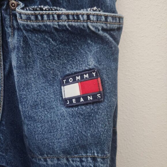Tommy Hilfiger Logo Vintage Boys Size‎ 6 Designer Denim Jeans Bootcut - Picture 3 of 8